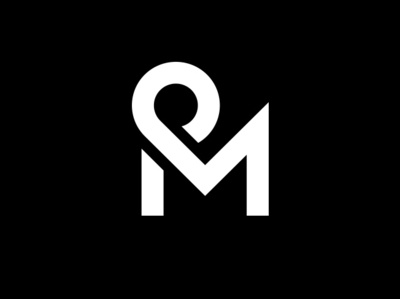 PM - monogram for fashion brand clothing design fashion logo minimal monogram monoline typography