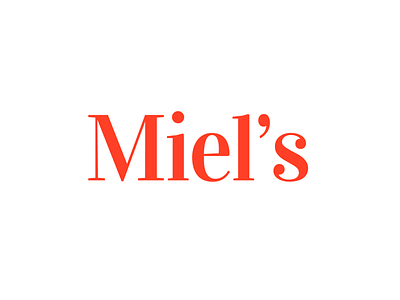 Miel's cheesecakes logotype
