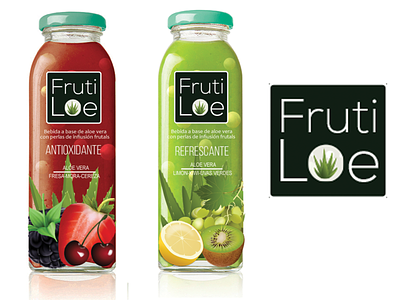 Frutiloe - Juice bottle packaging