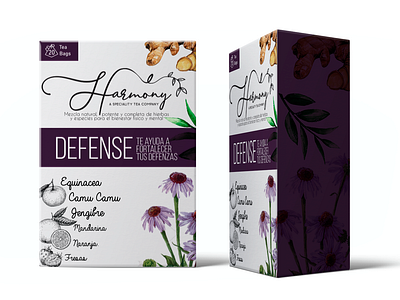 Harmony tea - box packaging