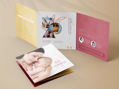 Midwifery Brochure branding design illustration logo minimal typography