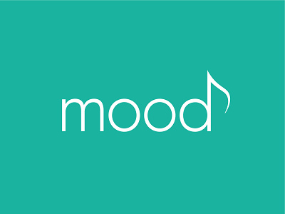 Typographic interpretation of 'mood' design interpretation mood music type typography