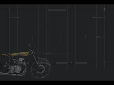 Moto Studio design grid motorbike motorcycle motostudio ui ui ux web webdesign website banner wireframe