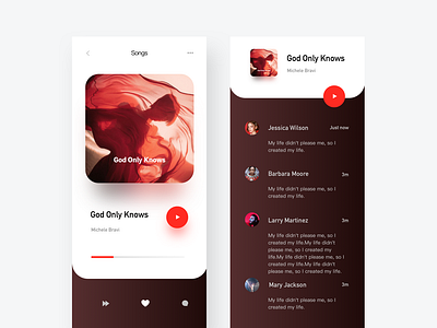 Music App app design ui 应用 设计