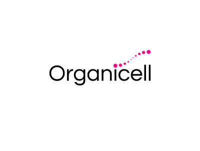 Organicell minimalist modern pharmaceutical rna wordmark