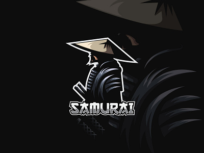 Samurai adobe illustrator branding coreldraw design esport esportlogo illustration logo mascot ninja samurai vector