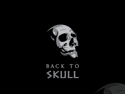 Back to Skull adobe illustrator branding coreldraw design icon illustration logo skull skull logo ui vector