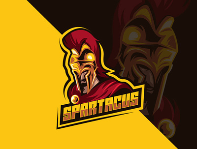 Spartacus adobe illustrator branding coreldraw design esport gaming gladiator illustration knight logo spartan ui vector