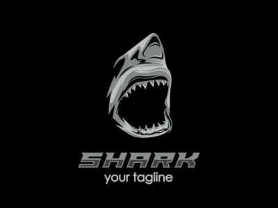 Shark Logo adobe illustrator branding coreldraw design illustration logo shark sharklogo ui vector whale