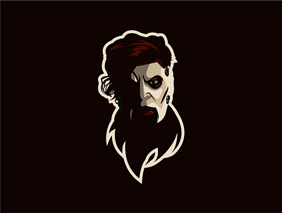 James Root adobe illustrator barbershop branding coreldraw design guitarist hairstyle illustration james root logo slipknot vector