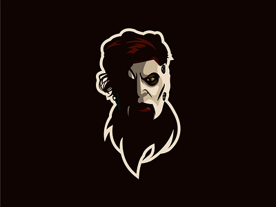 James Root adobe illustrator barbershop branding coreldraw design guitarist hairstyle illustration james root logo slipknot vector