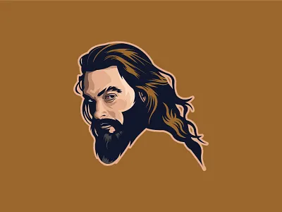 Jason Momoa adobe illustrator aquaman barbershop branding cool coreldraw dccomics design hairstyle illustration jason momoa logo marverl momoa super hero superhero vector