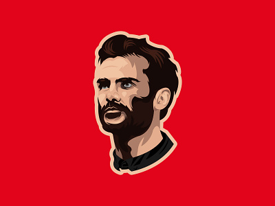 Juan Mata adobe illustrator branding coreldraw design footballer illustration juan mata juanmata logo manchester united mata vector
