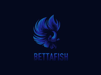 Beta Fish adobe illustrator aqua betta betta fish branding coreldraw design fish illustration logo vector