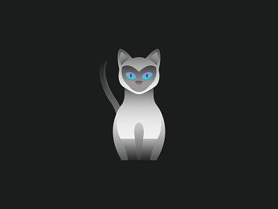 Siamese Cat adobe illustrator branding cat coreldraw design illustration logo siamese siamese cat vector