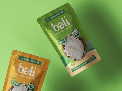 Coconut chips packaging design animation branding design icon illustration logo packaging design typography