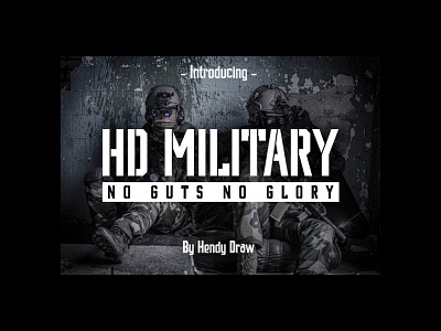 HD Military Font
