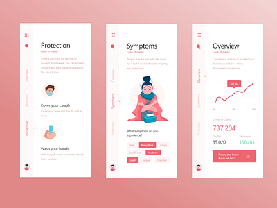 Covid-19 app design
