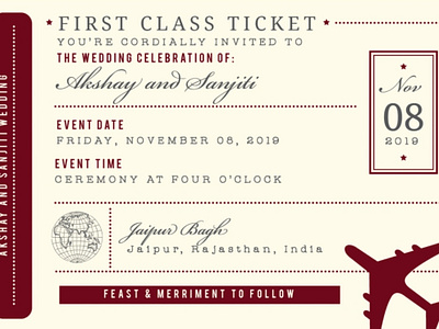 Wedding Invitation design invitation typography wedding