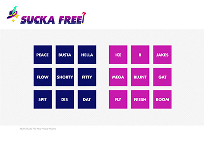 Sucka Free Website layout webdesign