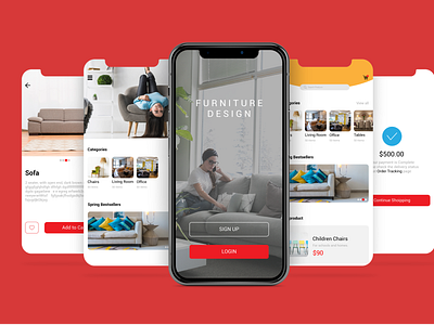 Furniture Mobile Application UI