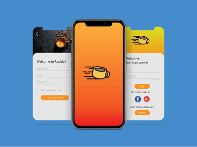 Food Mobile Application UI