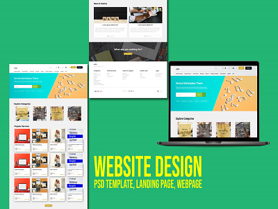 Website, Landing page Design