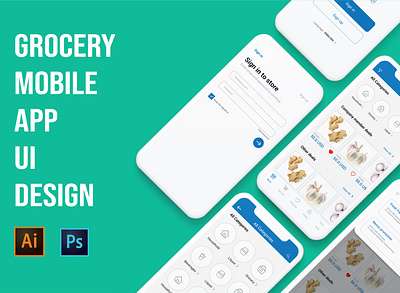 Grocery Mobile App UI Design app app design design ecomerce mobile app mobile app design mobile design mobile ui ui ui ux ui design uidesign ux web website website design