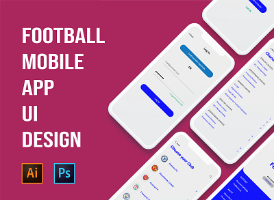 Football mobile app UI design app design ecomerce football app mobile app mobile app design mobile application mobile apps mobile ui ui uiux designer uiuxdesign uiuxdesigner ux web web design webdesign website website design