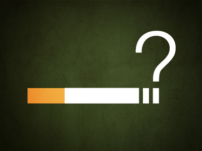 Why smoke? design graphic green icon illustration quit smoking social symbol