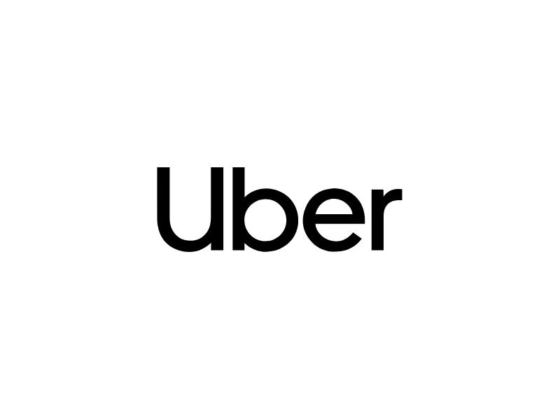 Uber Logo Animation adobe adobe xd animation app branding design flat icon illustration illustrator lettering logo minimal type typography ui ux vector web website