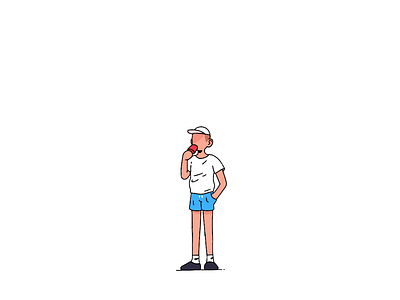 Summer :) animation character illustration