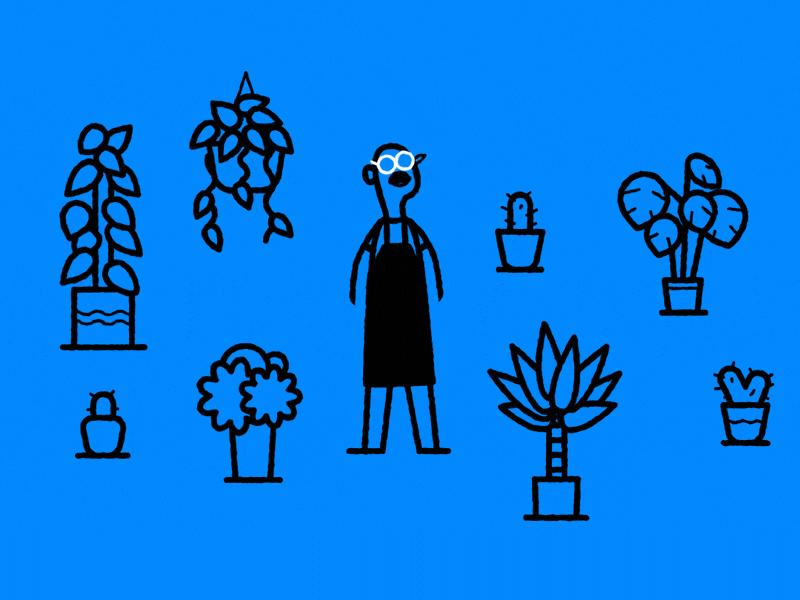 Mr. Plant animation character illustration plant plants sale