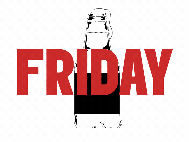 Friday animation beer design friday stop working work