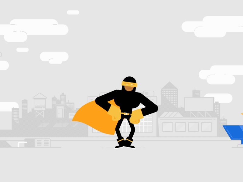 Not the bees! after effects animation bees superhero vector