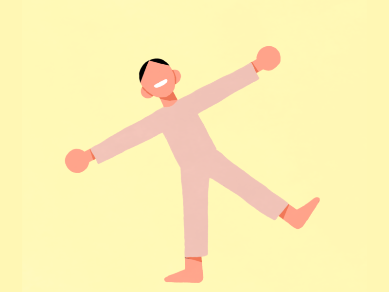 >-Io animation character illustration loop