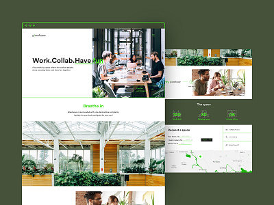 Co-working space - Landing page coworking space dailyui landingpage ui uidesign web