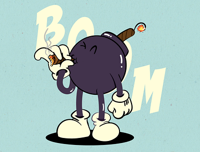 BOMB cartoon character design graphic design illustration vector
