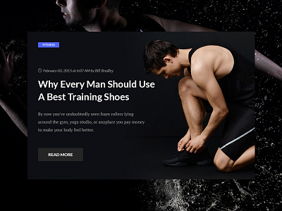 WIP | Post Element dzoan element fitness post ui web builder web design wip