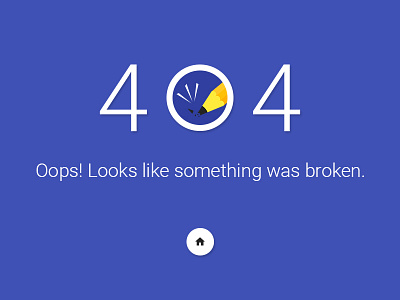Lincoln | 404 404 dzoan education error flat material design psd ui web web design