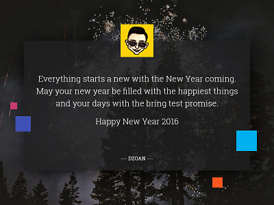 Happy New Year 2016 from DZOAN dzoan happynewyear quotes