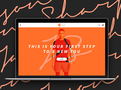 Personal Trainer Landing Page dzoan fitness gym landing personal pt trainer ui website
