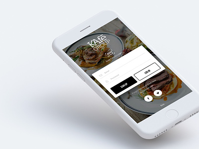 The KAfe App concept design app cafe concept design ios restaurant ui ux