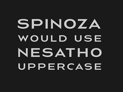 free font Nesatho