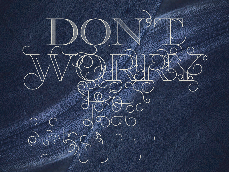 Don't worry be happy animated type app svg svg animation typography