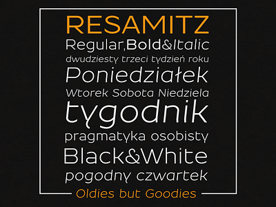 Free font Resamitz font italic sans serif sans serif type typedesign typeface typography