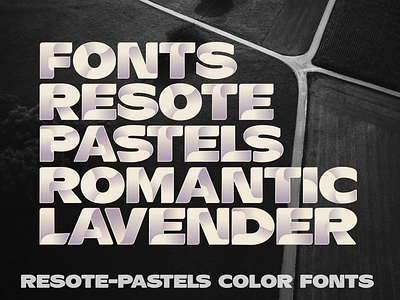 Color font Resote-lavender