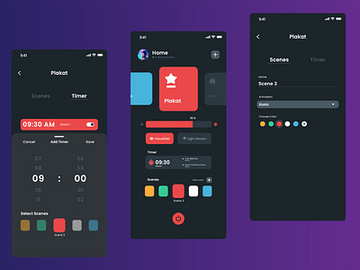 Smart Led UI Design Concept