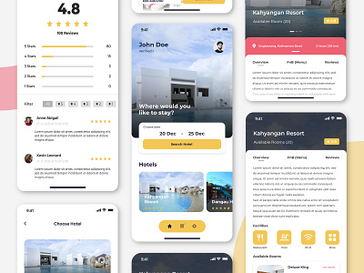 Hotel Room App UI design concept app design creative hotel hotel app hotel booking room ui ui ux ui design uidesign uiux ux