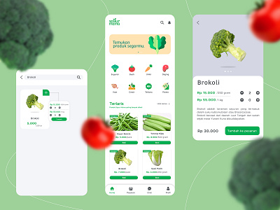 sayur mama UI design mobile app app creative design grocery grocery app grocery online mobile app design mobile ui ui